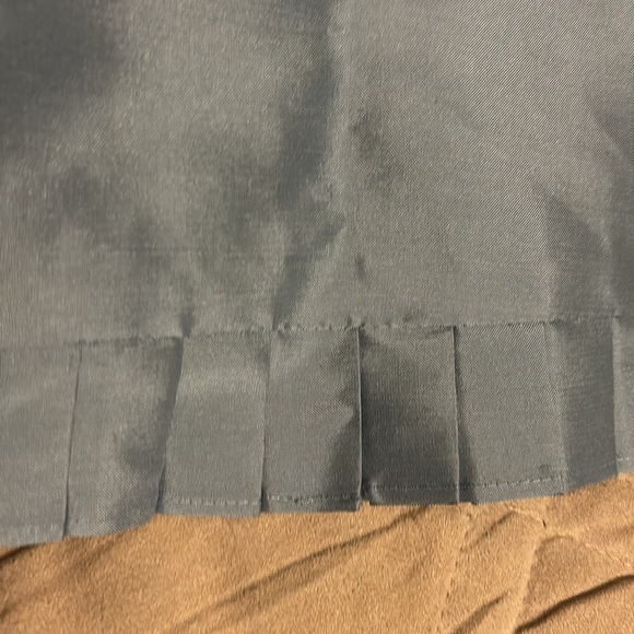 Mint green, silk dupioni Ann Taylor strapless dress. - Picture 4 of 4